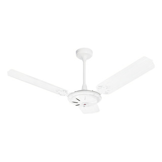 Ventilador De Teto Venti-delta Ventilador Com 3 Pás Estrutura Branco Ventilador De Teto Venti-delta Ventilador Com 3 Pás Estrutura Branco