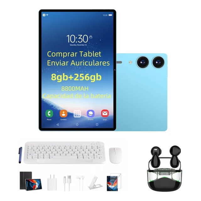 Deiaao Tablet 11.6 S10pro,8gbram+256gbrom,android 13,azul
