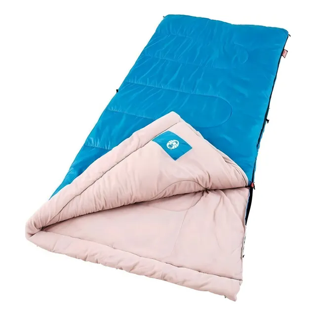 Bolsa Dormir Sleeping Bag Sun Ridge Poliester Azul Coleman