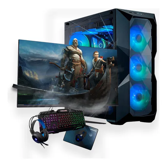 Kit Pc Game Completo Core I7 Ssd 1tb 16gb Ram Gamer Rx 8gb