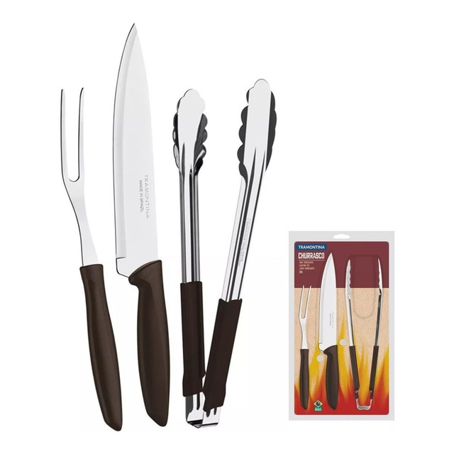 Kit Para Churrasco Tramontina Plenus 3 Peças 23498449 Kit Para Churrasco Tramontina Plenus 3 Peças 23498449