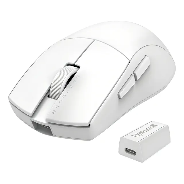 Mouse Redragon K1ng Pro (4k Hz) Wireless White Color Blanco