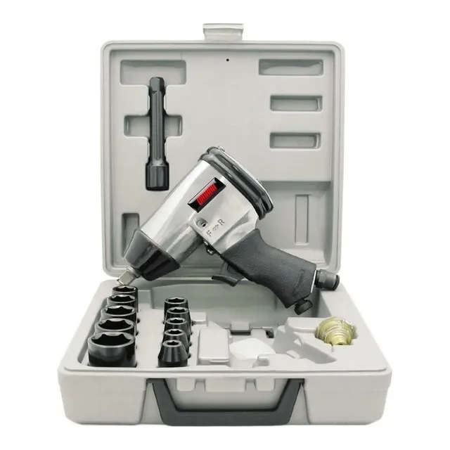 Llave Pistola Impacto Neumatica 1/2 Omaha + Kit Tubos Y Acc