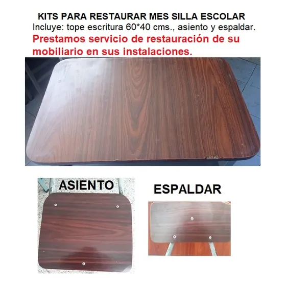 Kits Para Repotenciar Mesa Silla. Colores Varios. Nuevo