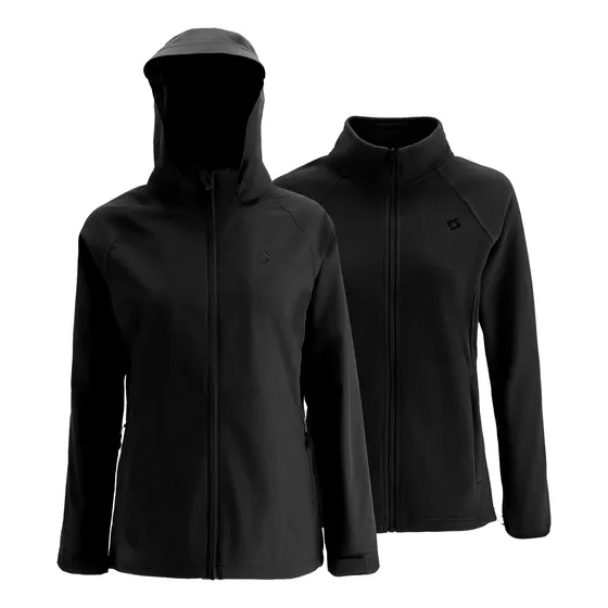 Parka 3 En 1 Parbat  Mujer Negro Doite