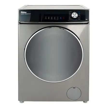 Lava E Seca Philco 16 Programas Eco Inverter 10 Kg Inox Pls11t - Inox