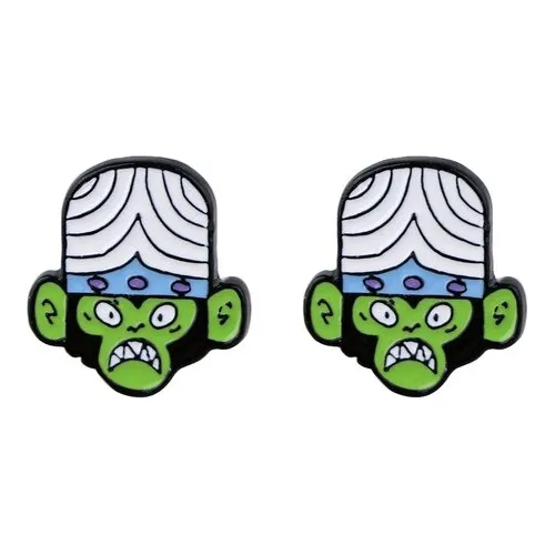 Aros Aretes Pendientes De Mojo Jojo / Acero Quirúrgico