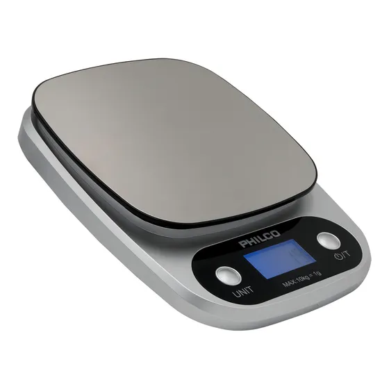Balanza Pesa Digital Philco Ks491 10kg Cocina Color Plateado