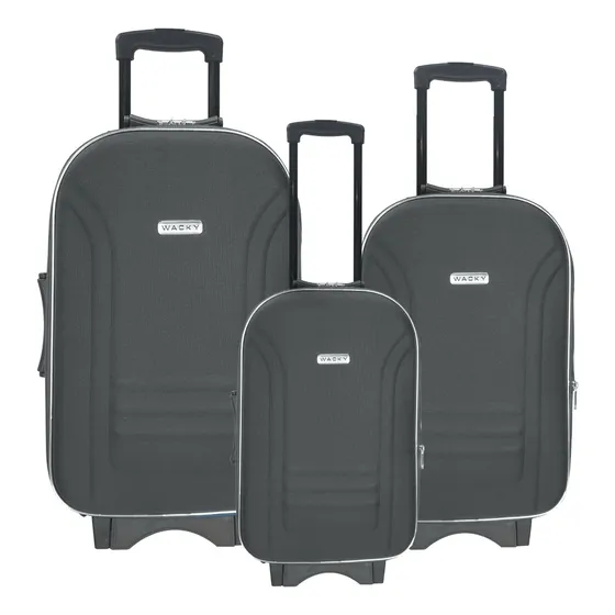 Set De Valijas Wacky Lisos Rueda Roller Semirigida