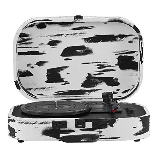 Toca Discos Crosley Cr8009b-bw De 3 Velocidades -b/n
