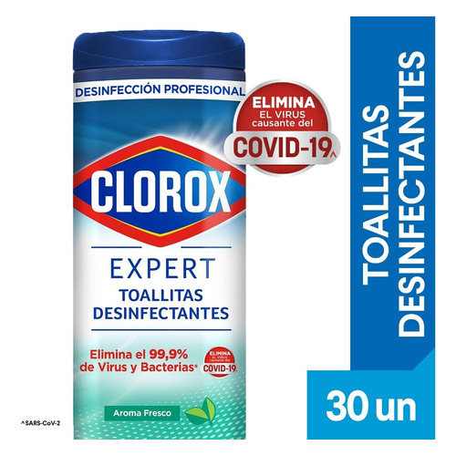 Toallitas Desinfectantes Clorox Expert Aroma Fresco 30 Un