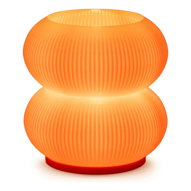 Lampara Velador Mesa Nordico Impresion 3d Luz Calida Esferas