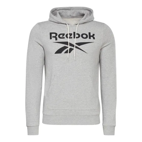 Sudadera Reebok Identity Big Logo Con Gorro Gris