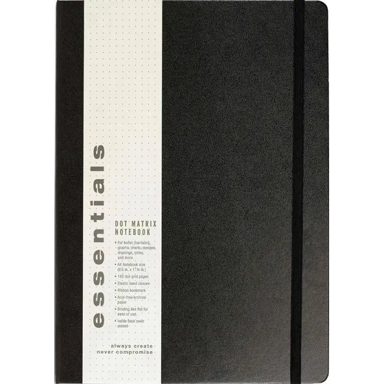 Libro Essentials A4 Dot Matrix Notebook - Nuevo