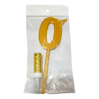 Numero Para Pastel Cake Topper, Con Vela De Bengala Numero Para Pastel Cake Topper, Con Vela De Bengala