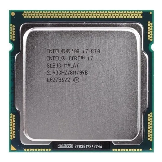Procesador Intel I7 870  Lga 1156 2.93 Ghz Caché 8mb