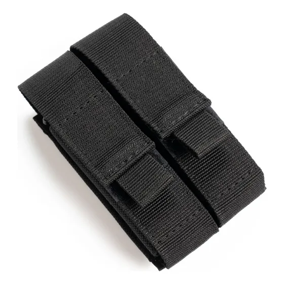 Porta Cargador Doble Tactico Sistema Molle Color Negro