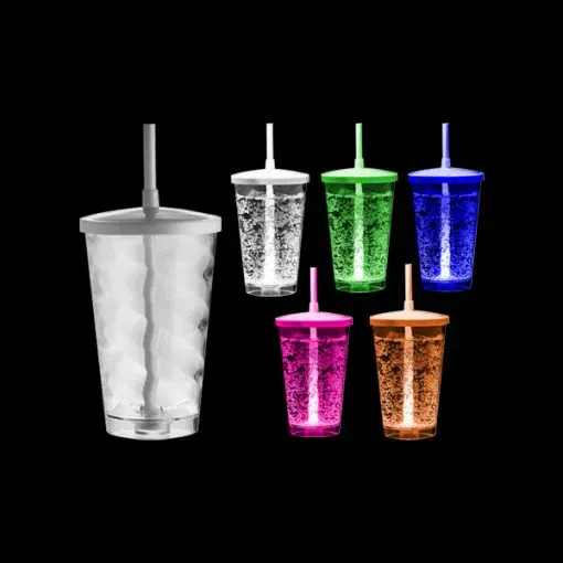 Vaso Twister Luz Led Quinceañera Personalizado