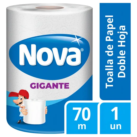 Toalla De Papel Nova Ultra Gigante 70m | Cuotas sin interés