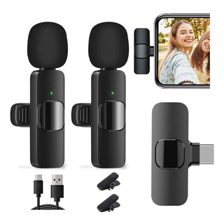 Micrófono Lavalier Inalámbrico Bluetooth Micrófono De Solapa Micrófono Lavalier Inalámbrico Bluetooth Micrófono De Solapa