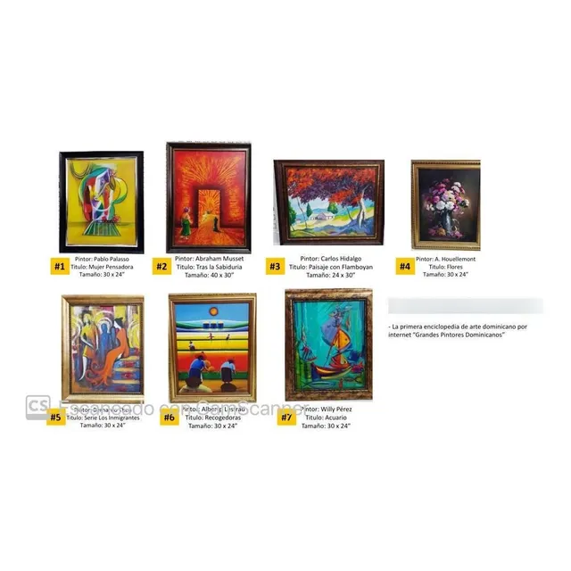 Pinturas Obras De Arte Afamados Pintores Dominicanos