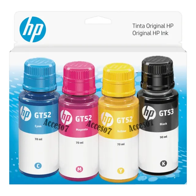 4 Tintas Original Hp Gt53 Gt52 Series Gt Ink Tank Smart Tank