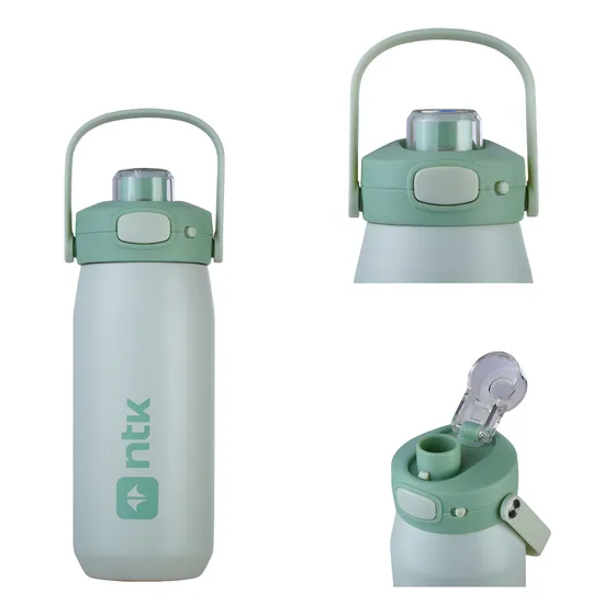 Garrafa Térmica Isomax Color 550ml Aço Inoxidável C/alça Ntk