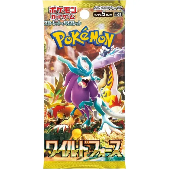 Pokemon Scarlet Violet Booster Wild Force Japones Original