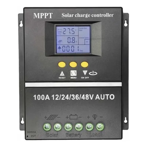 Controlador Regulador Carga Solar 12/24/36/48 Vol Mppt 100 A