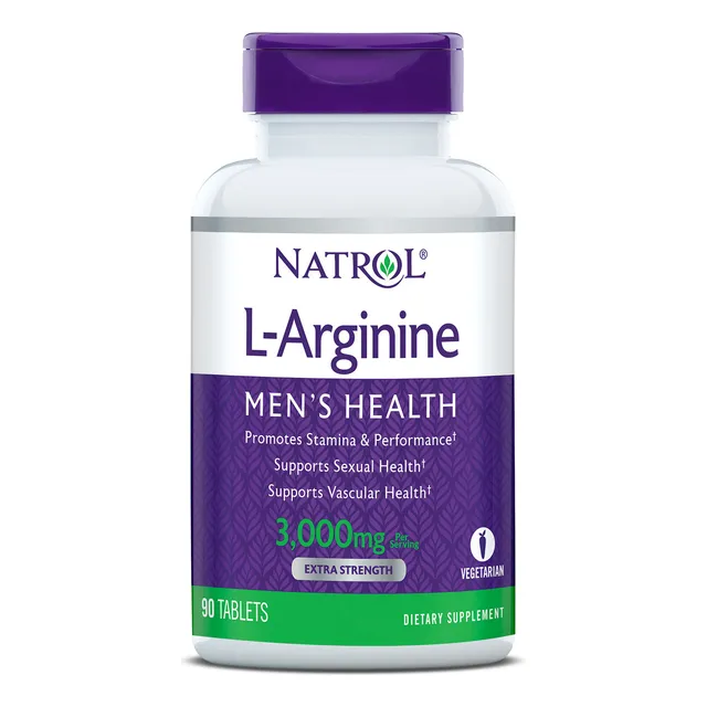 L Arginina Natrol 3000 Mg L Arginine 90 Tabletas Made In Usa