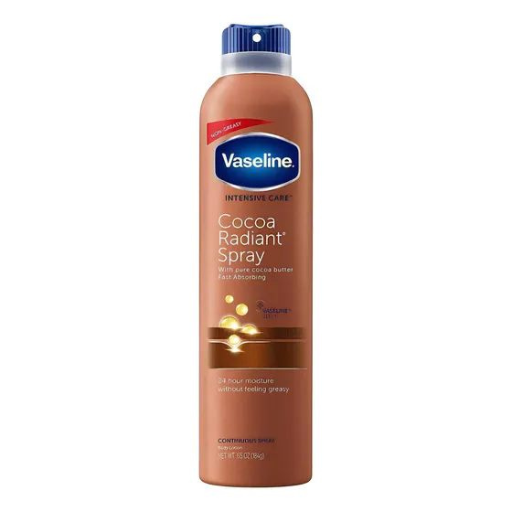 Hidratante Corporal En Spray Vaseline Cocoa Radiant 184gr