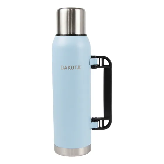 Termo Acero Inoxidable Pico Cebador Dakota 1.3 lt Color Celeste