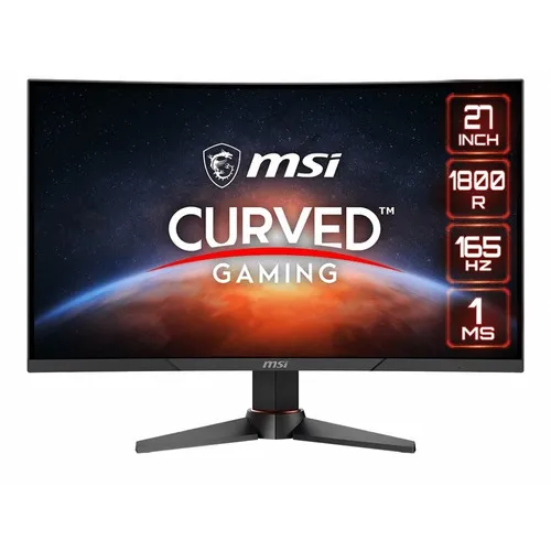Monitor Gamer Curvo Msi Optix Lcd Negro Y Rojo 220v