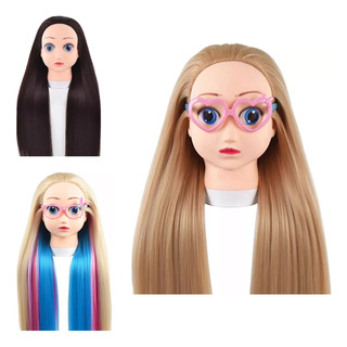Cabeza De Maniqui Para Peinar Pelo Largo Estilista Niñas Cabeza De Maniqui Para Peinar Pelo Largo Estilista Niñas
