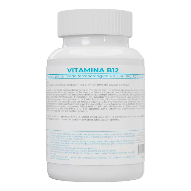Vitamina B12 Cianocobalamina - g a $680