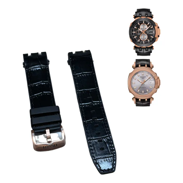 Correa Manilla Para Reloj Tissot T-race 2019 Original Cuero