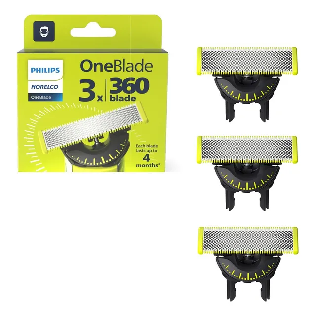 Philips Repuesto Oneblade 360 X 3 Cuchillas One Blade