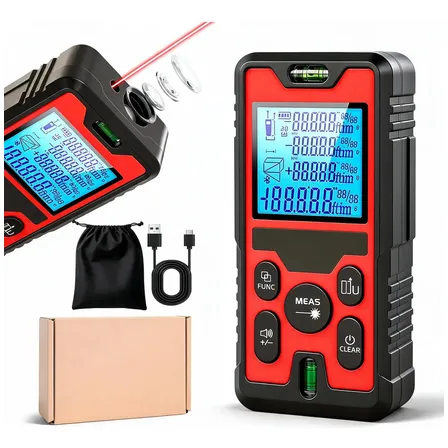Trena A Laser Recarregável Digital Medidor De Distancia 120m