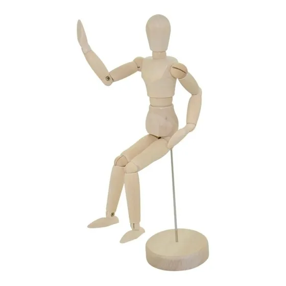 Boneco  Manequim Articulado 20cm