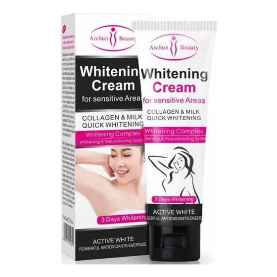 Aichum Beauty Crema Blanqueadora De Axila  Leche Y Colágeno