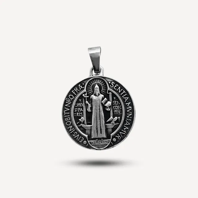 Dije San Benito - Plata 950