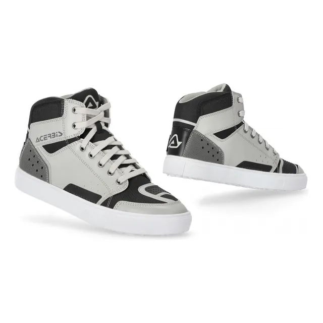 Botas Para Moto Acerbis Ce Lock Gris - Cafe Race