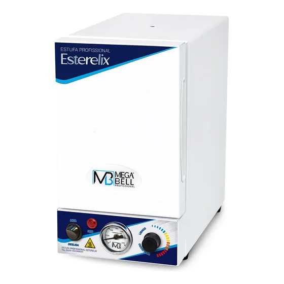 Estufa Profissional Esterilizadora 4,2 L Manicure Mega Bell Cor Branco 127/220V