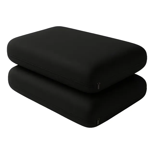 Combo X2 Almohadas Viscoelástica Inteligentes 60x35 Negra