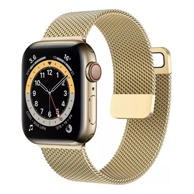 Pulseira Para  Aço Metal Magnetico Fecho  Apple Watch