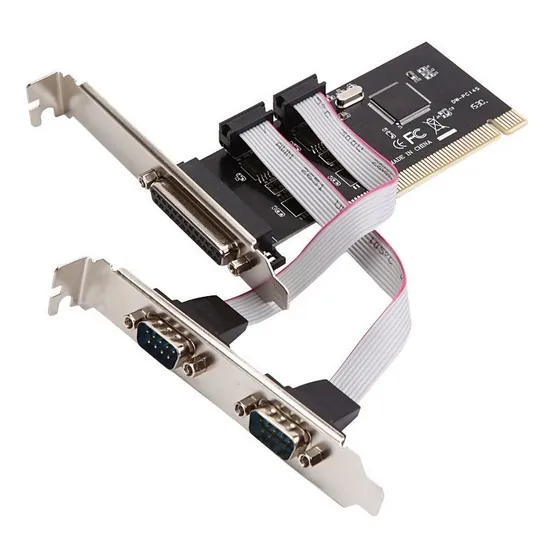 Placa Pci Paralela Db25 Com 2 Portas Rs232 Serial Jpp-02 Low