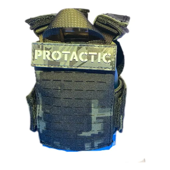 Mini Chaleco Táctico Protactic Pixel Negro