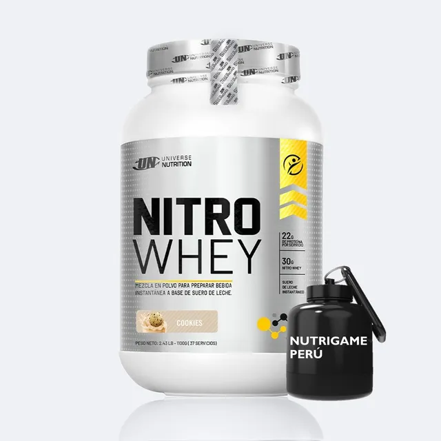 Nitro Whey 1.1 Kg Proteina Whey - Tienda Fisica