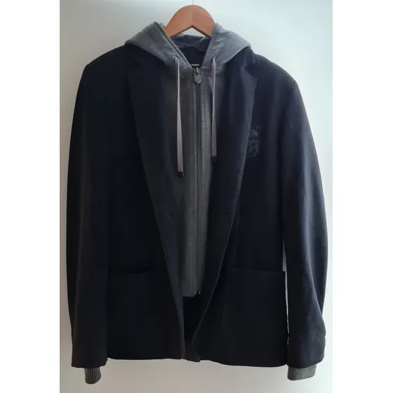 Casaco Blazer Zara Com Capuz Moletom Tam 38 Usado