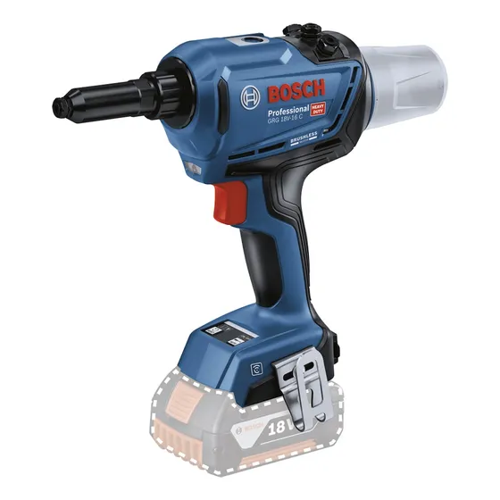 Remachadora 18v 16k N 3-6,4 Mm Bosch Grg 18v-16 C Sin Bat.